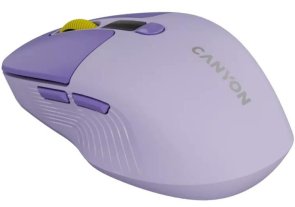 Миша Canyon MW-26 LCD Silent Dual Mode Wireless Violet (CNS-CMSW26V)