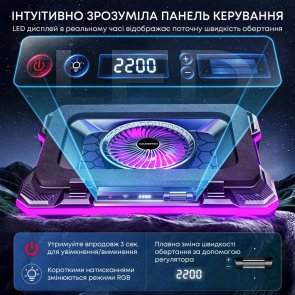 Підставка для ноутбука GamePro CP950 Black