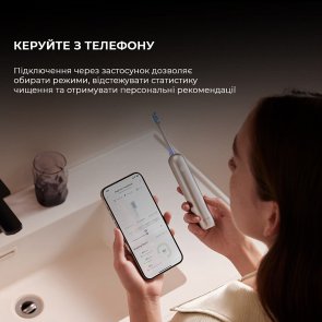 Електрична зубна щітка Mova Fresh Pro Silver (ATB15A-SIL)