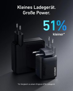 Зарядний пристрій Anker GaNPrime Charger PD QC GaN 67W Black (A2669313)