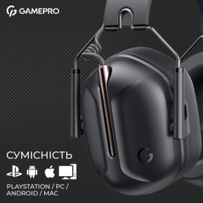 Гарнітура GamePro Genesis Hunter Black (HS1350B)