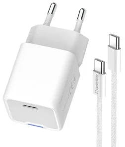 Фото: Зарядний пристрій ColorWay GaN Mini PD 35W White with Type-C / Type-C (CW-CHS056PDC-WT) № 4 | KTC