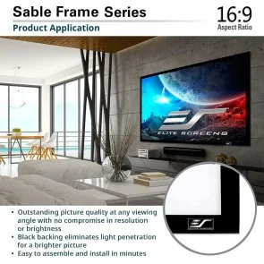 Фото: Проекційний екран Elite Screens ER150WH1 № 5 | KTC