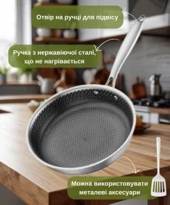 Фото: Сковорода Ardesto Black Mars Avior 24cm Triply (AR0720BS) № 3 | KTC