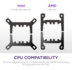 Фото: Система рідинного охолодження NZXT Kraken Plus 360 RGB Black (RL-KR360-B2) № 8 | KTC