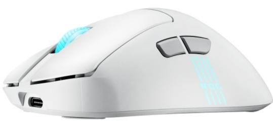 Миша ASUS ROG Keris II Origin WL/BT/USB White (90MP04A0-BMUA10)