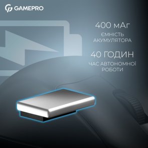 Миша GamePro Genesis Asgard Surt WL/BT/USB Black (GM017B)