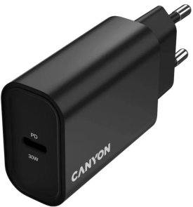 Зарядний пристрій Canyon OnCharge 30CL 30W Black (CNE-CHA30CLB)