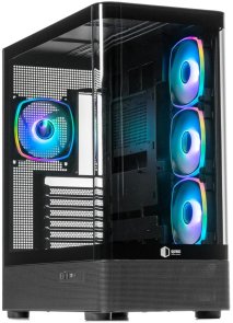 Корпус QUBE Masterforce Black with window (MASTERFORCE_GBNU3)