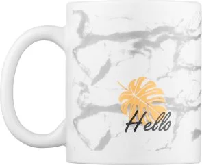 Фото: Чашка Ardesto Hello 330ml White/Grey (AR3048WG) № 5 | KTC