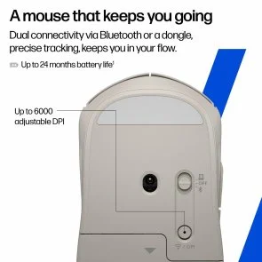 Фото: Миша HP 400 Quiet Wireless Maple (AZ7B6AA) № 8 | KTC
