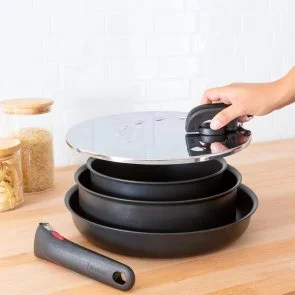 Фото: Кришка із захистом від розбризкування Tefal Ingenio 20-28cm (L9829853) № 4 | KTC