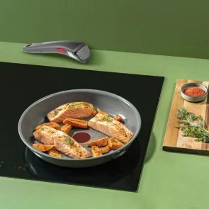 Фото: Набір сковорідок Tefal Ingenio Renew 24cm/ 28cm 3pcs Gray (L2609502) № 4 | KTC