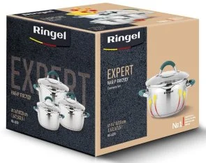 Фото: Набір каструль Ringel EXPERT 3.5L/ 2.5L/ 1.6L 6pcs (RG-6010) № 5 | KTC