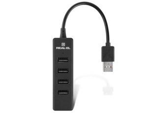 USB-хаб Real-EL 4 Port HQ-154 (EL123110007)