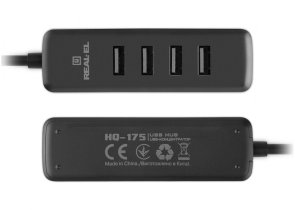 USB-хаб Real-EL 4 Port HQ-175 (EL123110008)