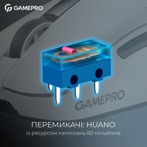 Миша GamePro Asgard Thor WL/BT/USB White (GM023W)
