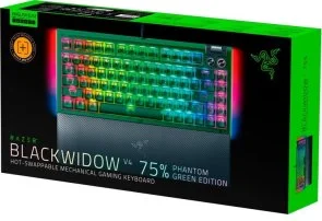 Фото: Клавіатура Razer BlackWidow V4 75 Phantom Green (RZ03-05003300-R3M1) № 6 | KTC