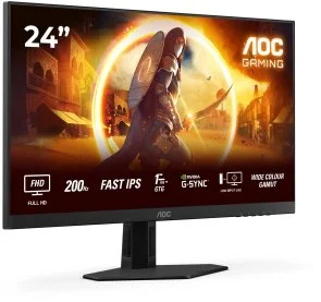 Фото: Монітор AOC 24G4HRE - 23.8" IPS / 1920×1080 / 200 Гц / Nvidia G-Sync Compatible № 2 | KTC
