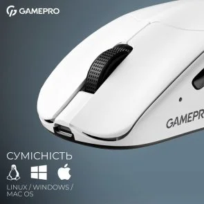 Фото: Миша GamePro Asgard Surt WL/BT/USB White (GM017W) № 12 | KTC