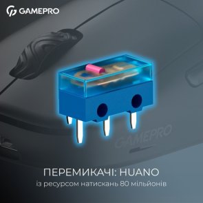 Миша GamePro Genesis Asgard Loki WL/USB Black (GM022B)