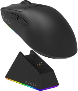Миша Ajazz AJ139 V2 MC WL/BT/USB Black (AJ139-V2-MC-B)