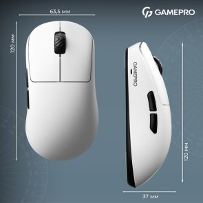 Миша GamePro Genesis Asgard Loki WL/USB White (GM022W)