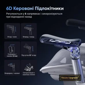 Фото: Крісло SIHOO Doro C300 Pro White (DORO-C300-PRO-M102) № 9 | KTC