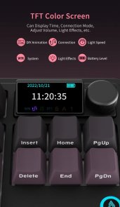 Ajazz AK870 Plus Murad Switch RGB WL/BT/USB White (AK870-MU-BWD)