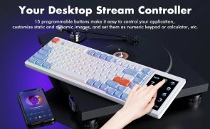 Ajazz AKP815 Red Switch RGB USB White (AKP815-R-WBO)