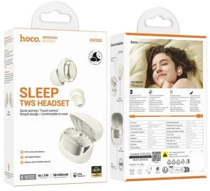 Фото: Навушники Hoco EW200 Elegant Milky White (6942007632645) № 3 | KTC