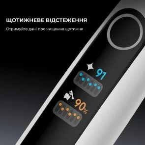 Фото: Електрична зубна щітка Oclean X Pro 20 Set Electric Toothbrush Black (6970810556964) № 14 | KTC