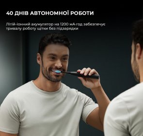 Електрична зубна щітка Oclean X Ultra 20 S Duo Set Green/Black (6970810557152)