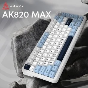 Фото: Клавіатура Ajazz AK820 Max Plus Daydream Switch RGB WL/BT/USB White (AK820MAX-DD-BWD) № 3 | KTC