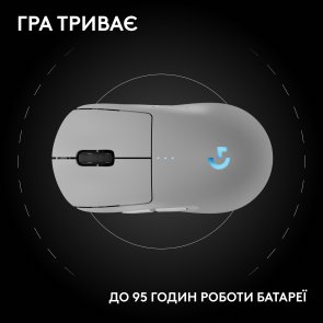 Миша Logitech G Pro 2 Lightspeed White (910-007302)