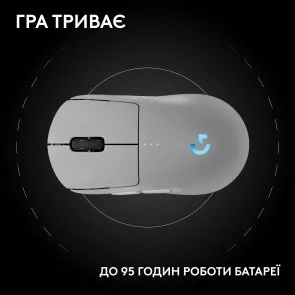 Фото: Миша Logitech G Pro 2 Lightspeed White (910-007302) № 9 | KTC
