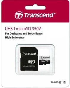 FLASH пам'ять Transcend Transcend USD350V Class 10 Micro SDXC 256Gb with adapter (TS256GUSD350V)