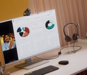 Гарнітура накладна Logitech H390 USB-C, Black