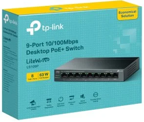 Фото: Комутатор TP-Link LS109P № 4 | KTC