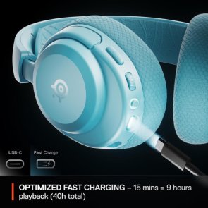 Гарнітура накладна Steelseries Arctis Nova 3P Wireless, Aqua ( Gaming )