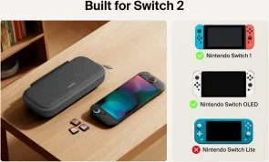 Фото: Чохол Belkin for Nintendo Switch 2 - Charcoal with 10000 mAh power bank (ENA001HQCH-V2) № 20 | KTC