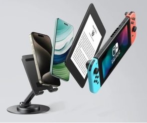 Універсальний тримач UGREEN LP805 Swivel Foldable Multi-Angle Phone Stand Black (35152)