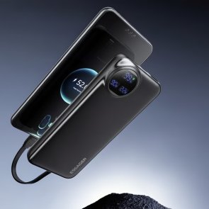 Батарея універсальна Essager Heteromypil 22.5W digital display 10000mAh Black (EDY1W-YT01-Z)