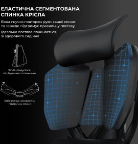 Крісло SIHOO X5C Black (X5C-301)