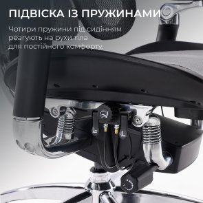 Крісло SIHOO Doro S300 Dark Grey (S300-M201)
