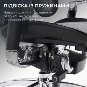 Фото: Крісло SIHOO Doro S300 Dark Grey (S300-M201) № 16 | KTC