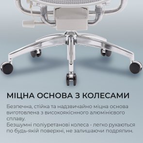 Крісло SIHOO Doro S300 Light Grey (S300-M202)