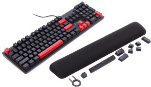 Клавіатура Bloody BLMS Red Switch USB Fire Black (S525N Fire Black)