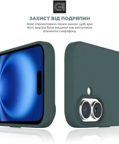 Фото: Чохол ArmorStandart for Apple iPhone 16 - ICON2 Case Lake Green (ARM81298) № 5 | KTC