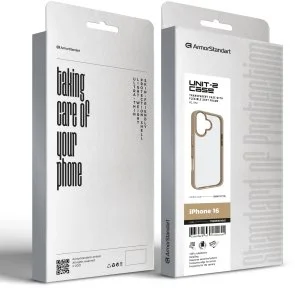 Фото: Чохол ArmorStandart for Apple iPhone 16 - UNIT2 Titanium Gold (ARM78775) № 2 | KTC